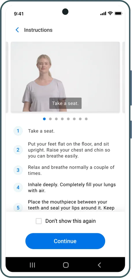 Descriptive and nuanced directives guide patients to more accurate technique.