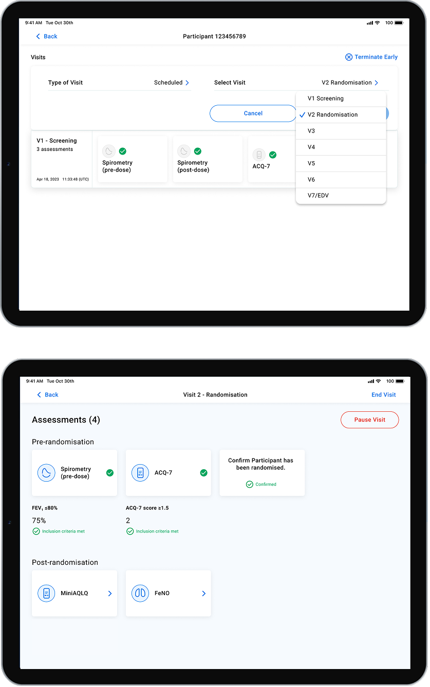 Visit Log Architecture · Before → After